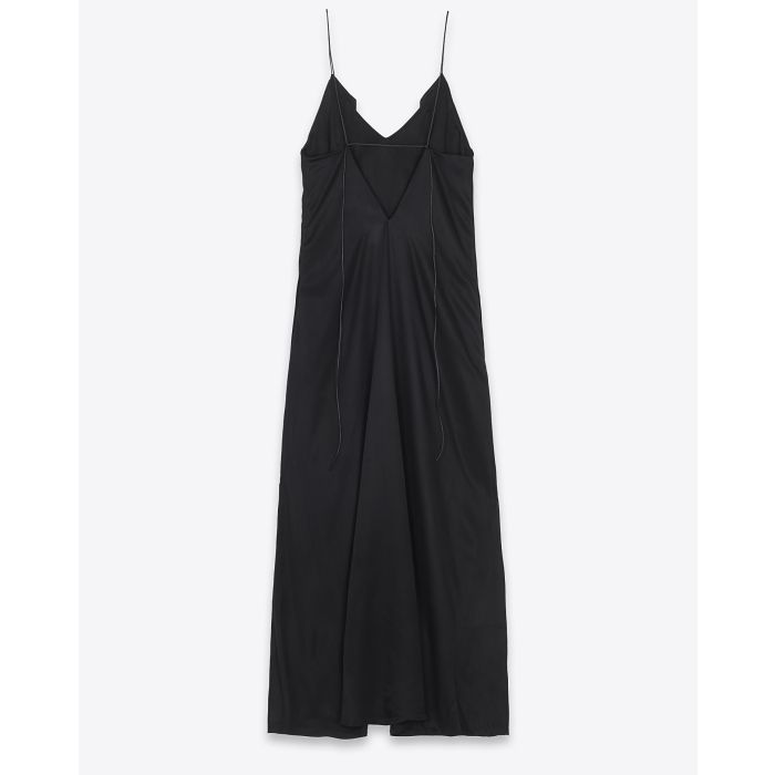 Tom Wood Aria Slip Dress Viscose - Black