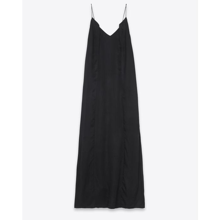 Tom Wood Aria Slip Dress Viscose - Black