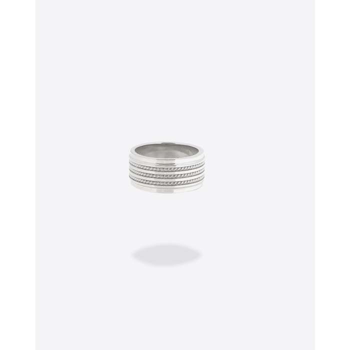 Mikuta Bague tressée Argent 