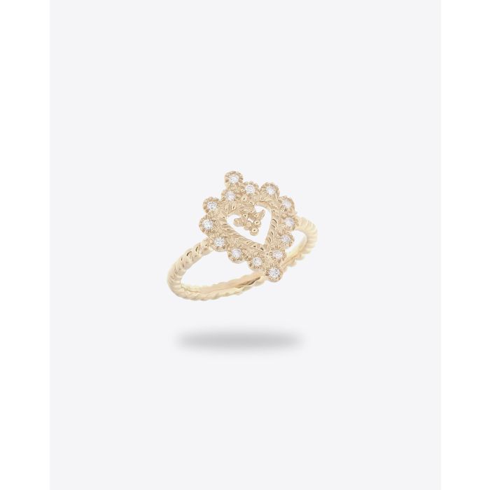 Bague Love Delight 2 en or jaune et diamants blancs Vanessa De Jaegher