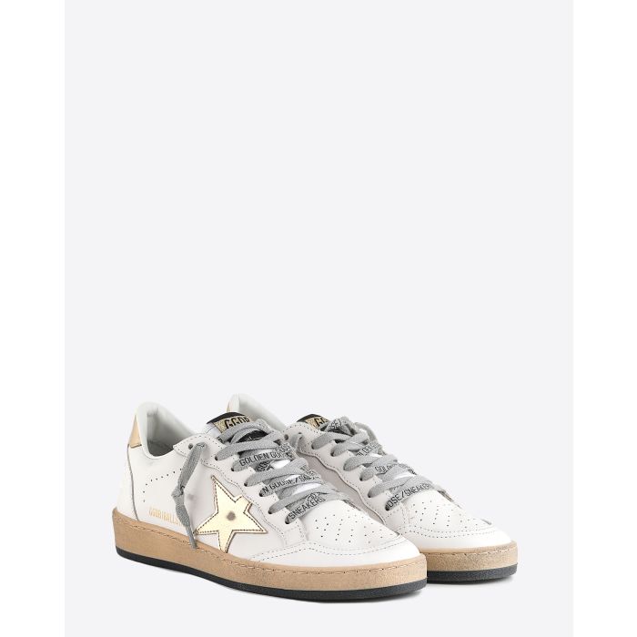 Golden Goose Femme Sneakers Ball Star  Milk Gold 80608
