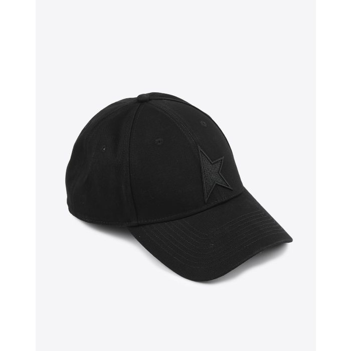 Casquette Baseball Golden Goose noire. 
