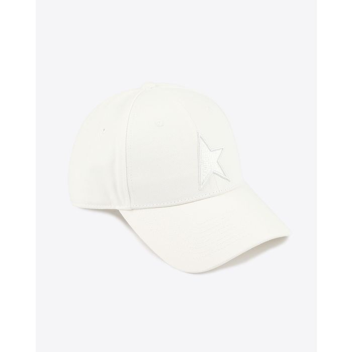 Casquette Baseball Golden Goose blanche. 

