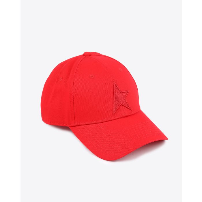 Casquette Baseball Golden Goose rouge. 
