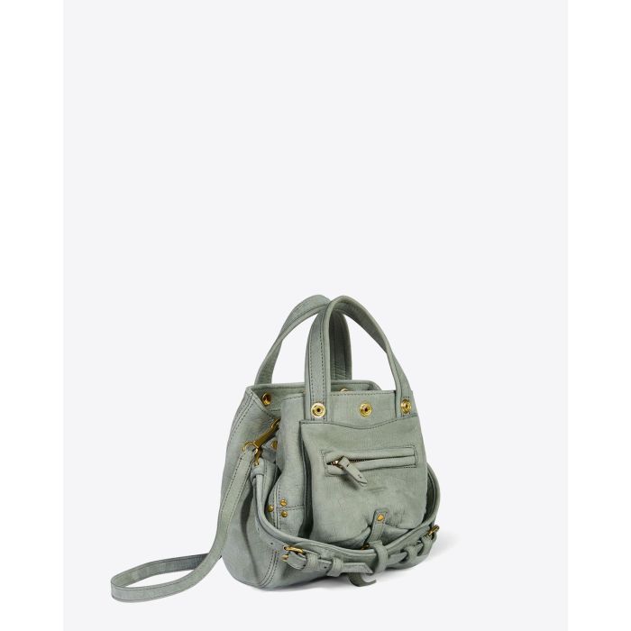 Jérôme Dreyfuss Sac Billy Nano – Bullskin Croco Amande