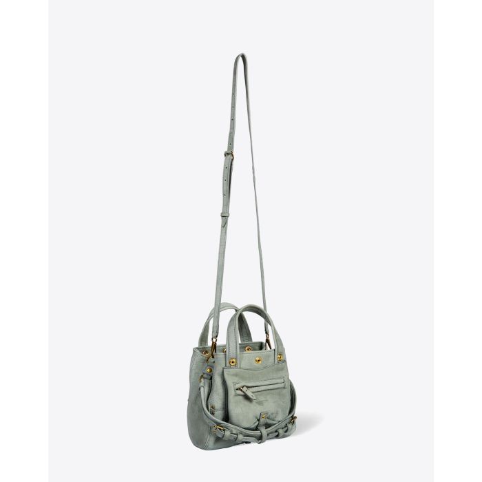 Jérôme Dreyfuss Sac Billy Nano – Bullskin Croco Amande