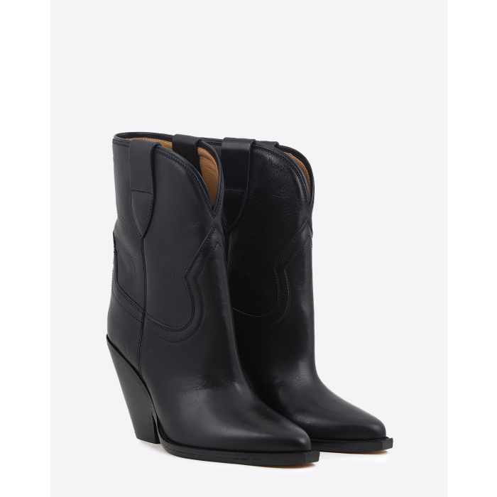 Isabel Marant Chaussures Boots Leyane Cuir Noir