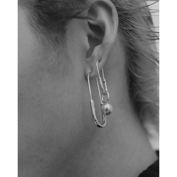 Boucle d'Oreille Chance Mini Maria Black en or. 