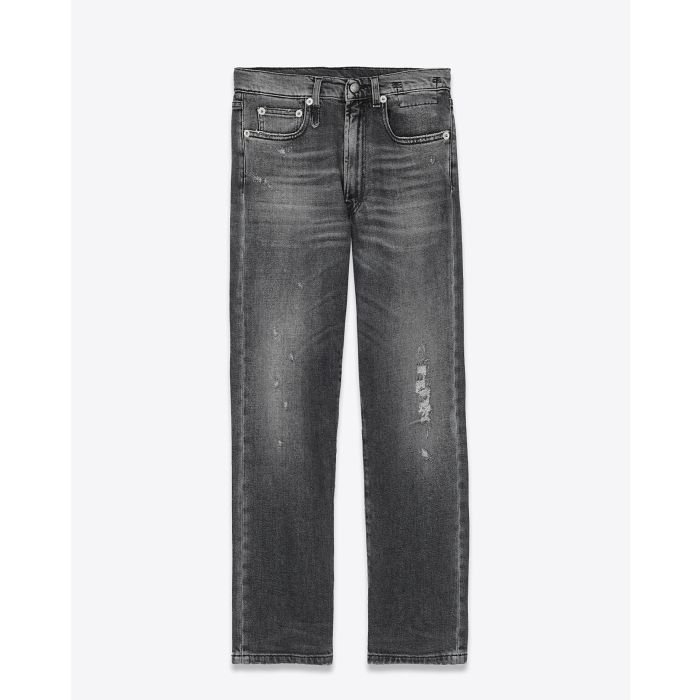 R13 Denim Jean Boyfriend Gris Vintage
