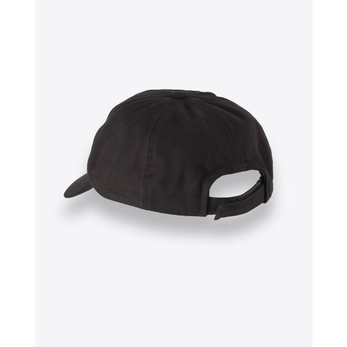 Casquette Tyron Isabel Marant en coton noir avec logo paillettes. 