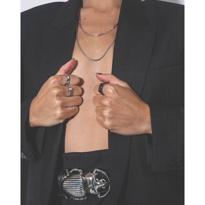 Tom Wood Venetian Chain Single S 62 cm - Silver