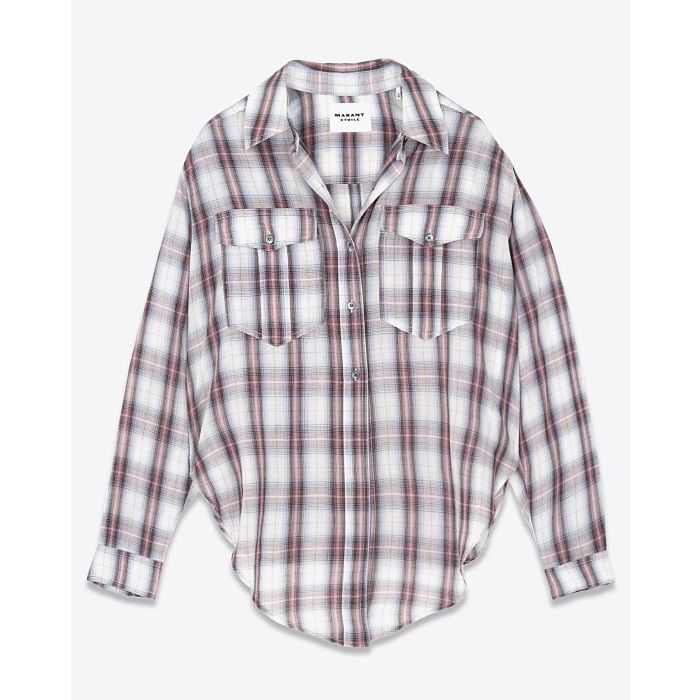 Isabel Marant Etoile Chemise Nath Ecru Rose