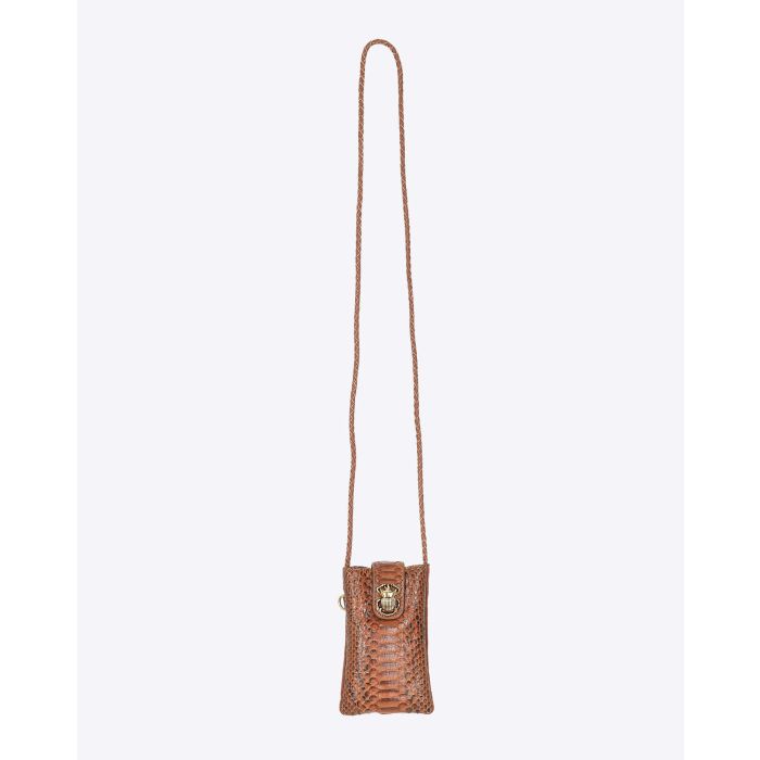 Claris Virot Etui A Telephone Marcus Python - Moka  