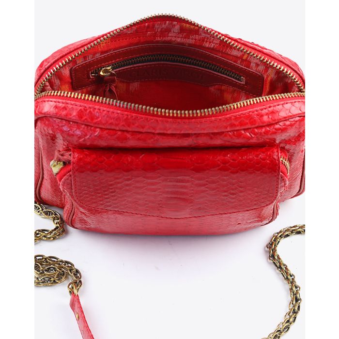Sac Python Charly Rouge Claris Virot  