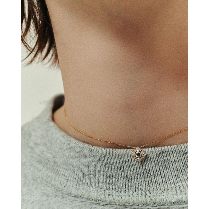Pascale Monvoisin Collier Bettina London Bleu Topaz