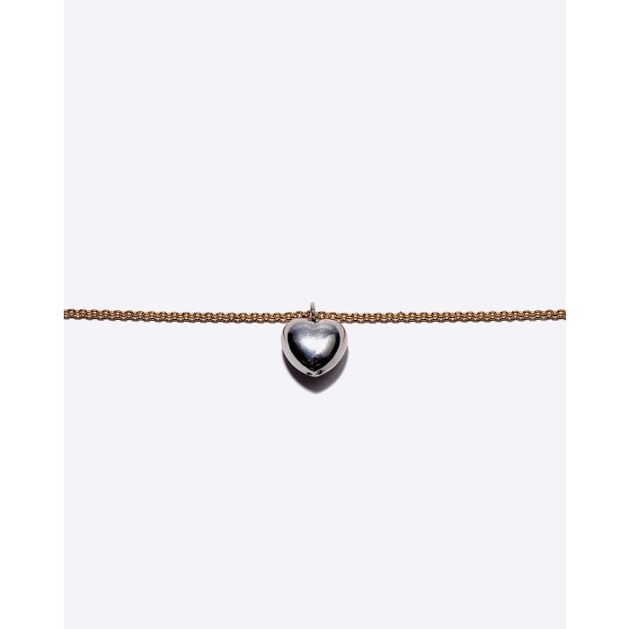 Anicet Collier Coeur Argent et Plaqué Or