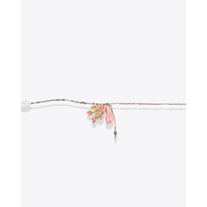 Collier sautoir perles et poissons Gachon Pothier.