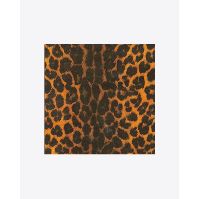 Jérôme Dreyfuss Pochette Popoche XS – Cuir Suédé Léopard Chamois