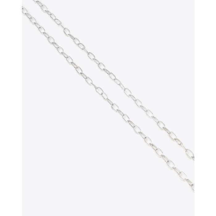 De Jaegher Chaine Argent Maille Torsadée 55 cm  