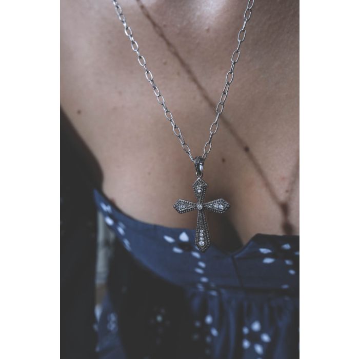 De Jaegher Chaine Argent Maille Torsadée 55 cm  