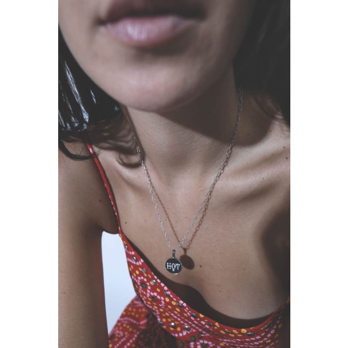De Jaegher Pendentif Hot Or Blanc Argent & Diamants Blancs  