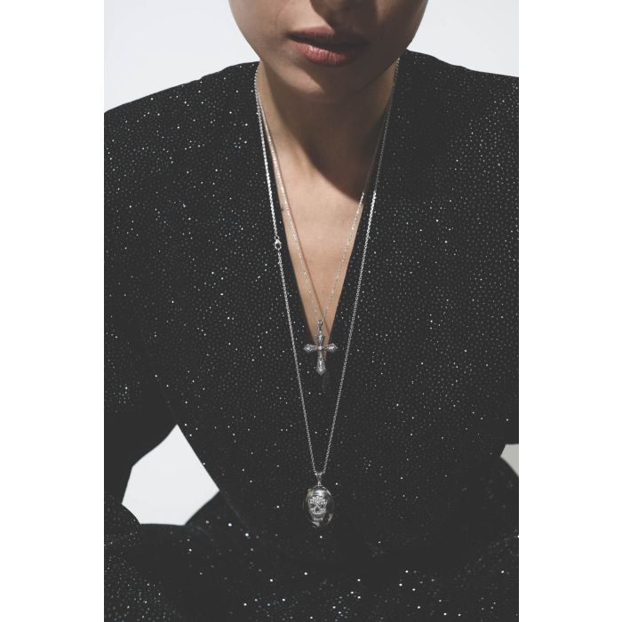 De Jaegher Pendentif "Love Never Dies" - Argent & Diamants Blancs  