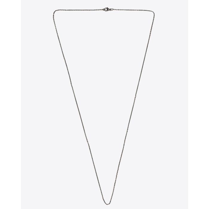 De Jaegher Chaine Argent Noirci Maille Forçat 65 cm  