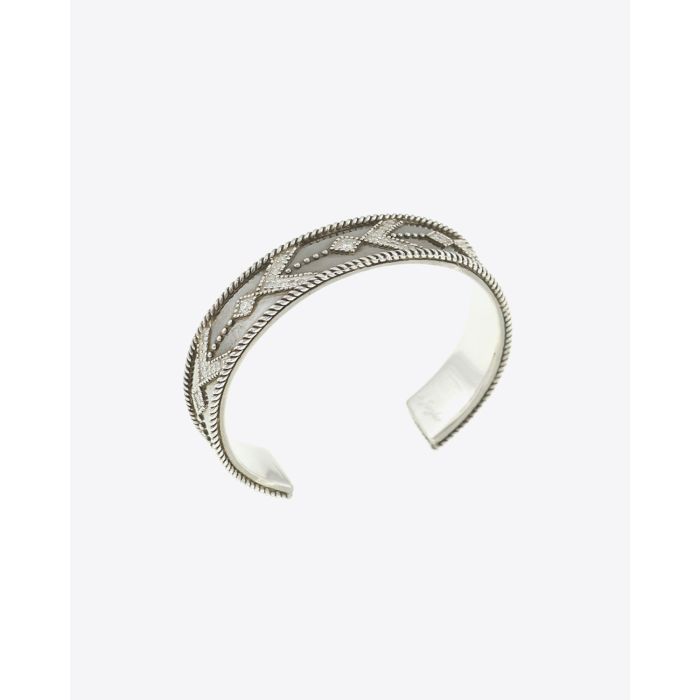 De Jaegher Jonc Broken Arrow Argent & Diamants 