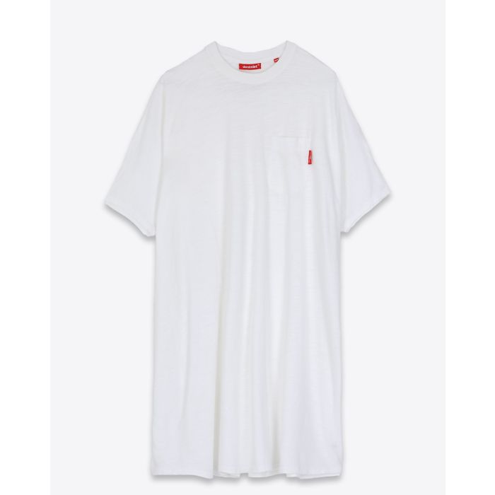 Denimist Pocket Tee Dress - White