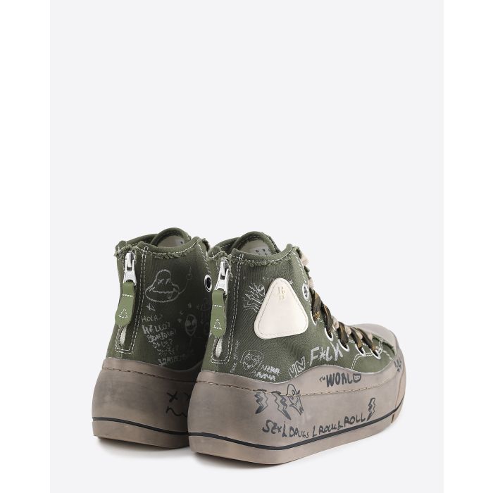 Sneakers R13 Denim Double Grommet Kurt 