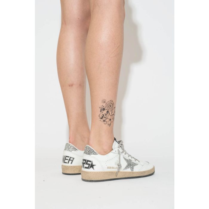 Golden Goose Femme Sneakers Ball Star White Silver 11325 