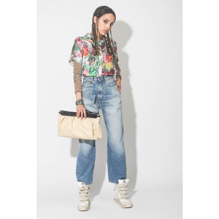 Golden Goose Shirt Miami Tropical -  Morning Mist Multicolor
