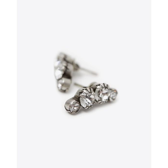 Boucles d'Oreilles A Wild Shore Isabel Marant en Métal Argenté et Strass