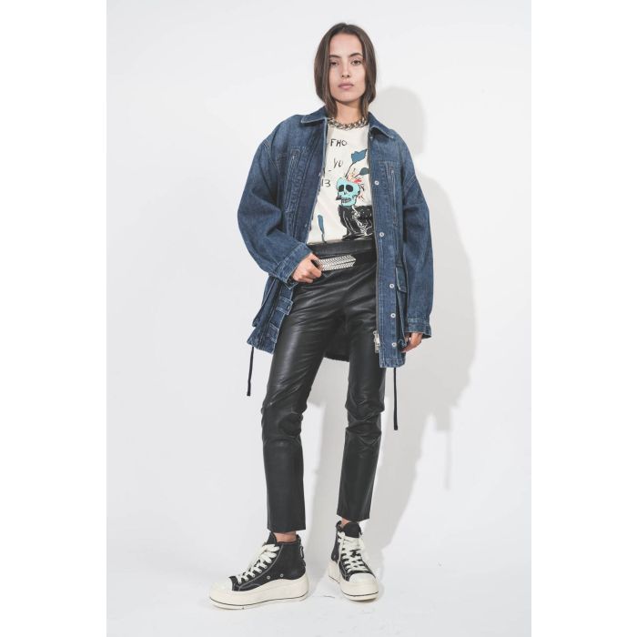 Veste longue en jean bleu Joanna Isabel Marant Etoile.