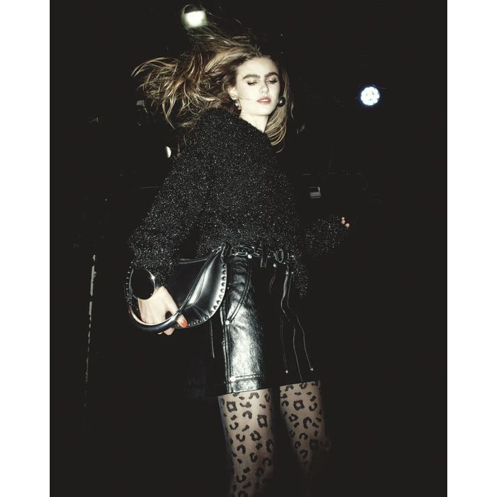 Pull noir brillant Sayers Isabel Marant Etoile. Capsule The Party Edit. 