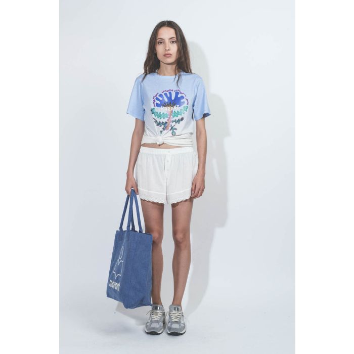 Isabel Marant Etoile Tee-Shirt Zewel Bleu Clair