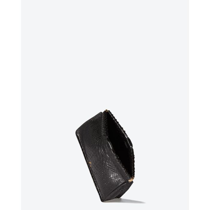 Jérôme Dreyfuss Accessoires Collection Clic Clac M - Python Noir   
