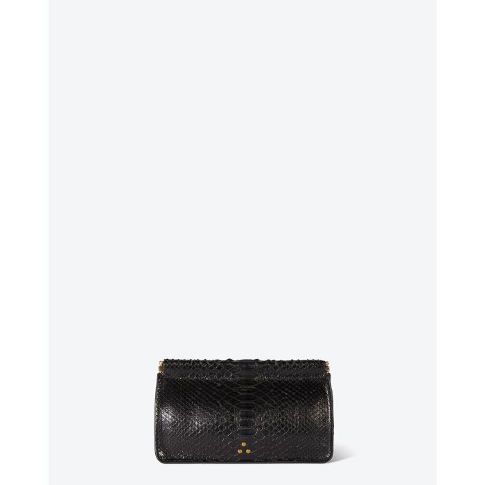 Jérôme Dreyfuss Accessoires Collection Clic Clac M - Python Noir   