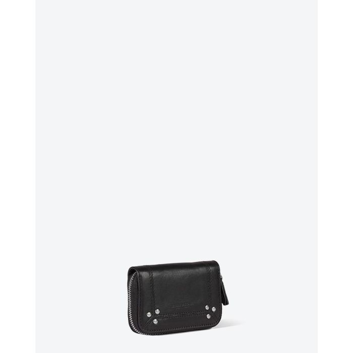 Jérôme Dreyfuss Accessoires Collection Henri - Lambskin Noir Silver  