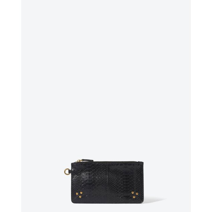 Jérôme Dreyfuss Accessoires Collection Popoche S - Python Noir   