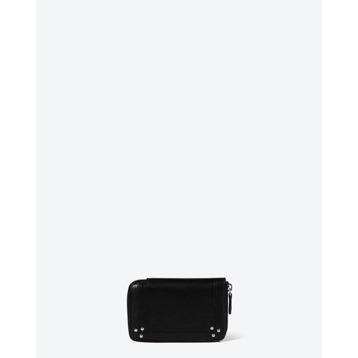 Jérôme Dreyfuss Accessoires Pré-Collection Julien Lambskin Noir Silver 