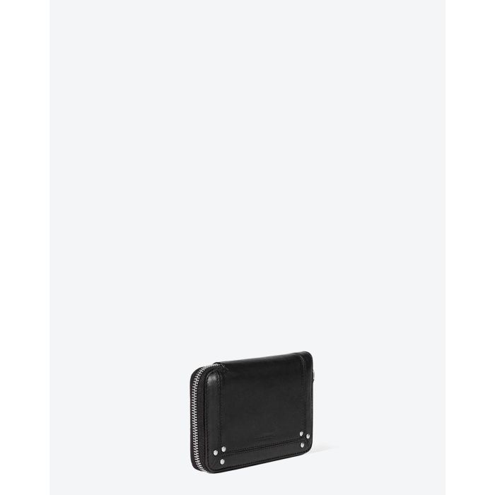 Jérôme Dreyfuss Accessoires Pré-Collection Julien Lambskin Noir Silver 