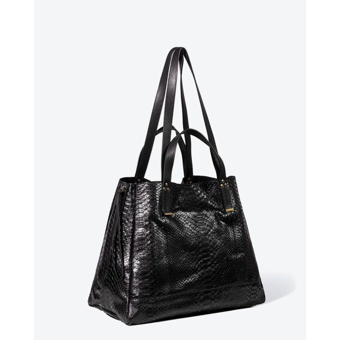 Jérôme Dreyfuss Pré-Collection Georges L - Python Noir   