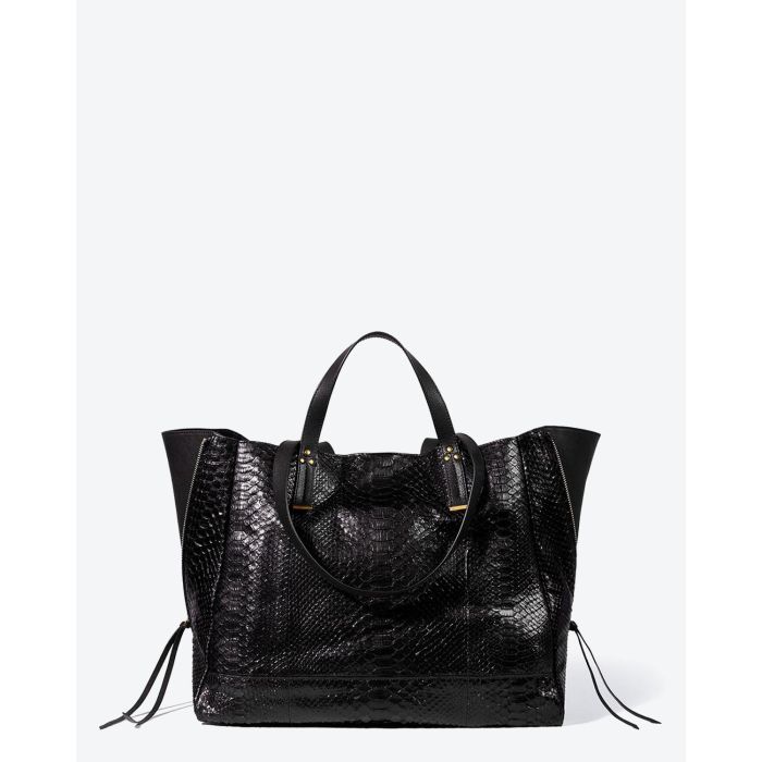 Jérôme Dreyfuss Pré-Collection Georges L - Python Noir   