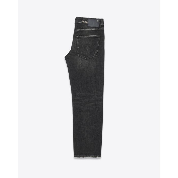  Jean Boy Straight Abbey Black R13 Denim