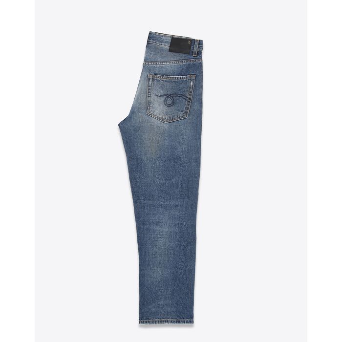 Jean Boyfriend en toile denim bleue  R13 Denim 