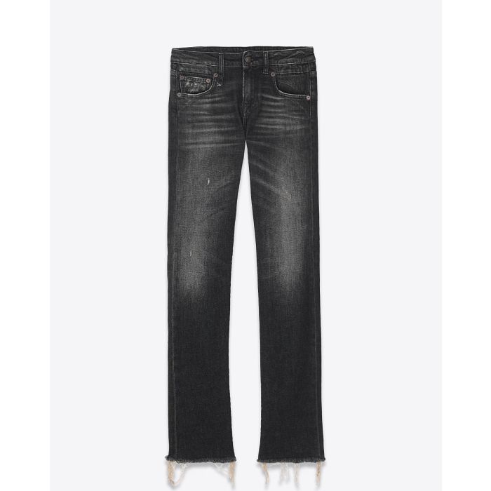  Jean Tobi Slim en toile denim Abbey Black R13 Denim