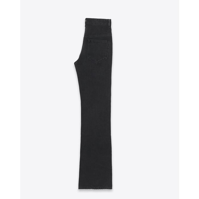 Jean Belvira faded black Isabel Marant Etoile. Profil.