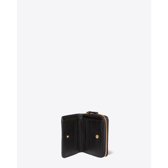 Jérôme Dreyfuss Portefeuille André Chèvre Noir Brass