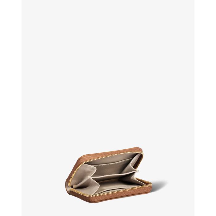 Jérôme Dreyfuss  Porte-feuille Henri en cuir coloris tabac. 
